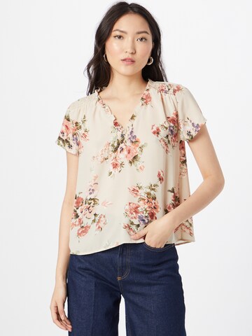 ONLY - Blusa 'Sonja' em bege: frente