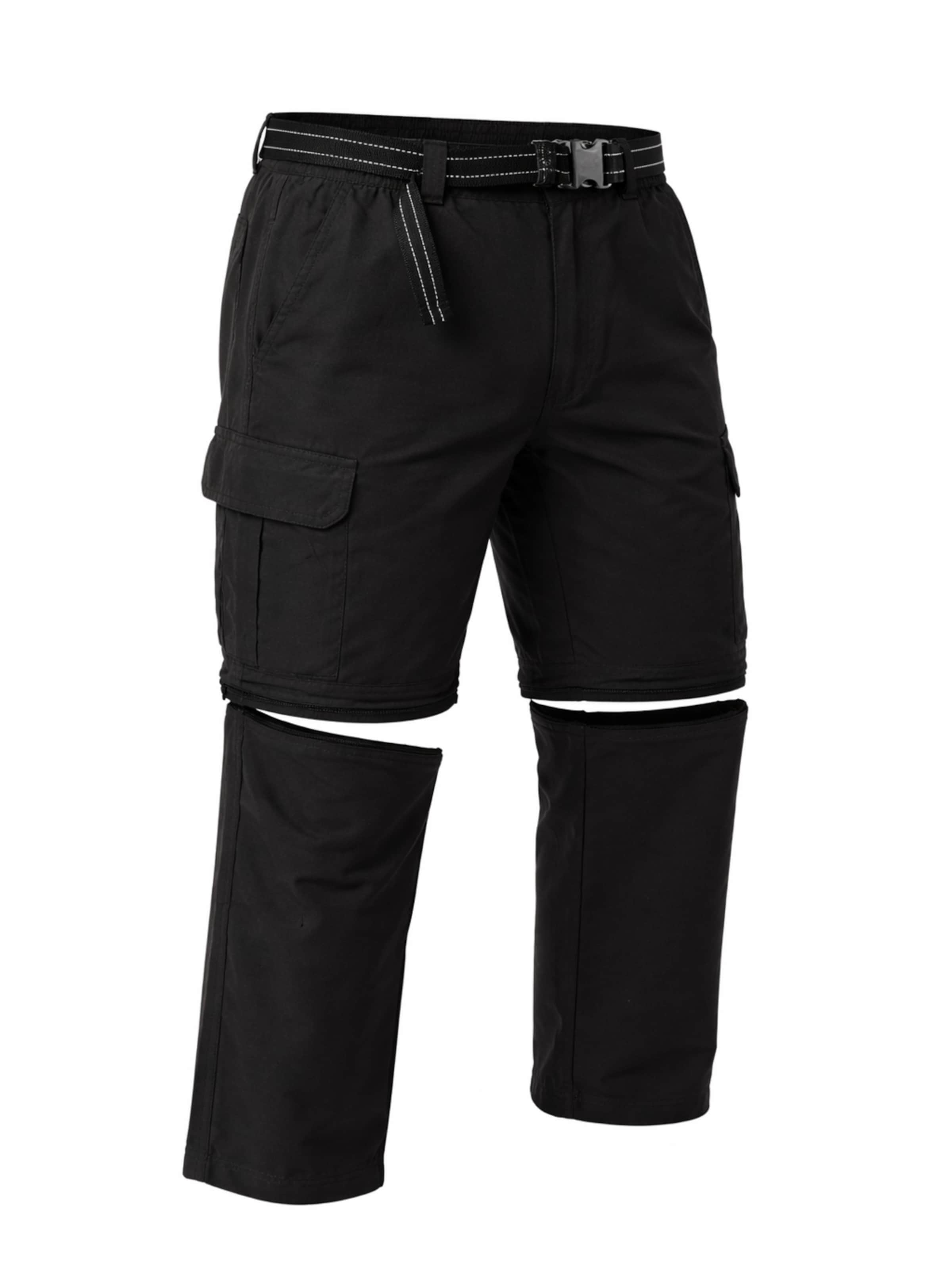 PANTONECLO Regular Cargo trousers 'Pantoneclo Cargo Pant' in Black: front