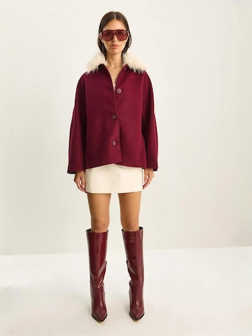 Cappotto invernale di Bianco Lucci in lilla
