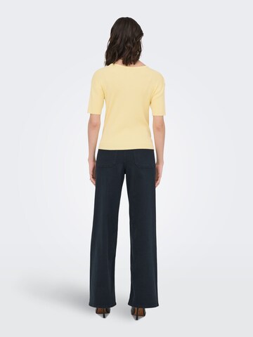 JDY Gebreid vest 'JDYGaby' in Geel