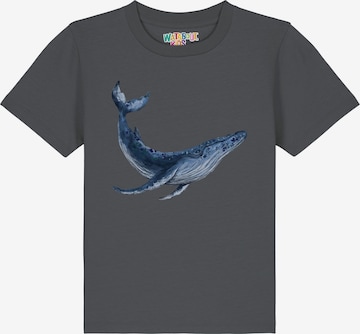 watabout.kids T-Shirt 'Wal' in Grau: Vorderseite