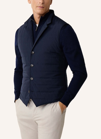 Gilet Hackett London en bleu : devant