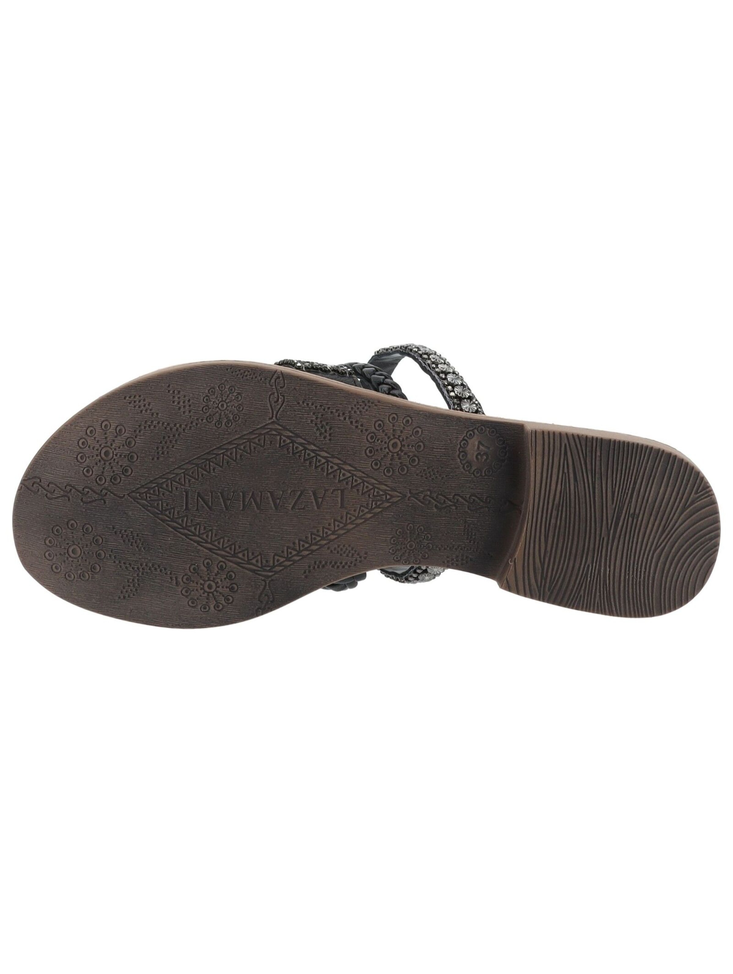 LAZAMANI Mules in Black