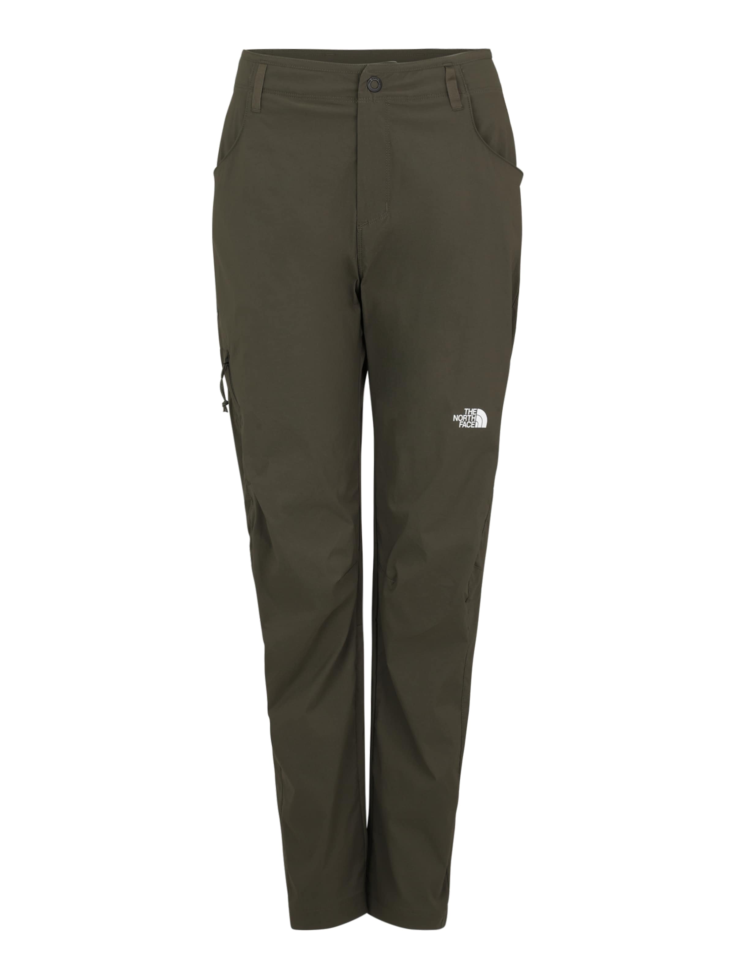 Regular Pantaloni outdoor 'EXPLORATION' de la THE NORTH FACE pe verde: față