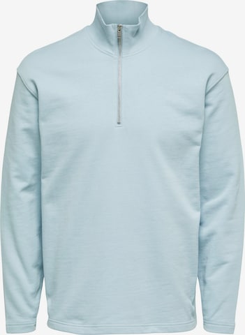 SELECTED HOMME Sweatshirt 'CARSON' in Blau: predná strana