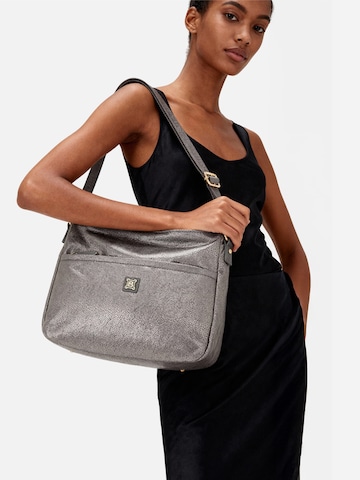 Borsa a tracolla 'Tapiro 12' di Laura Biagiotti in grigio: frontale