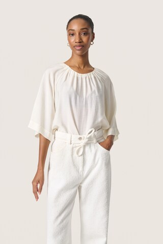 Chemisier 'Leodora' SOAKED IN LUXURY en blanc : devant