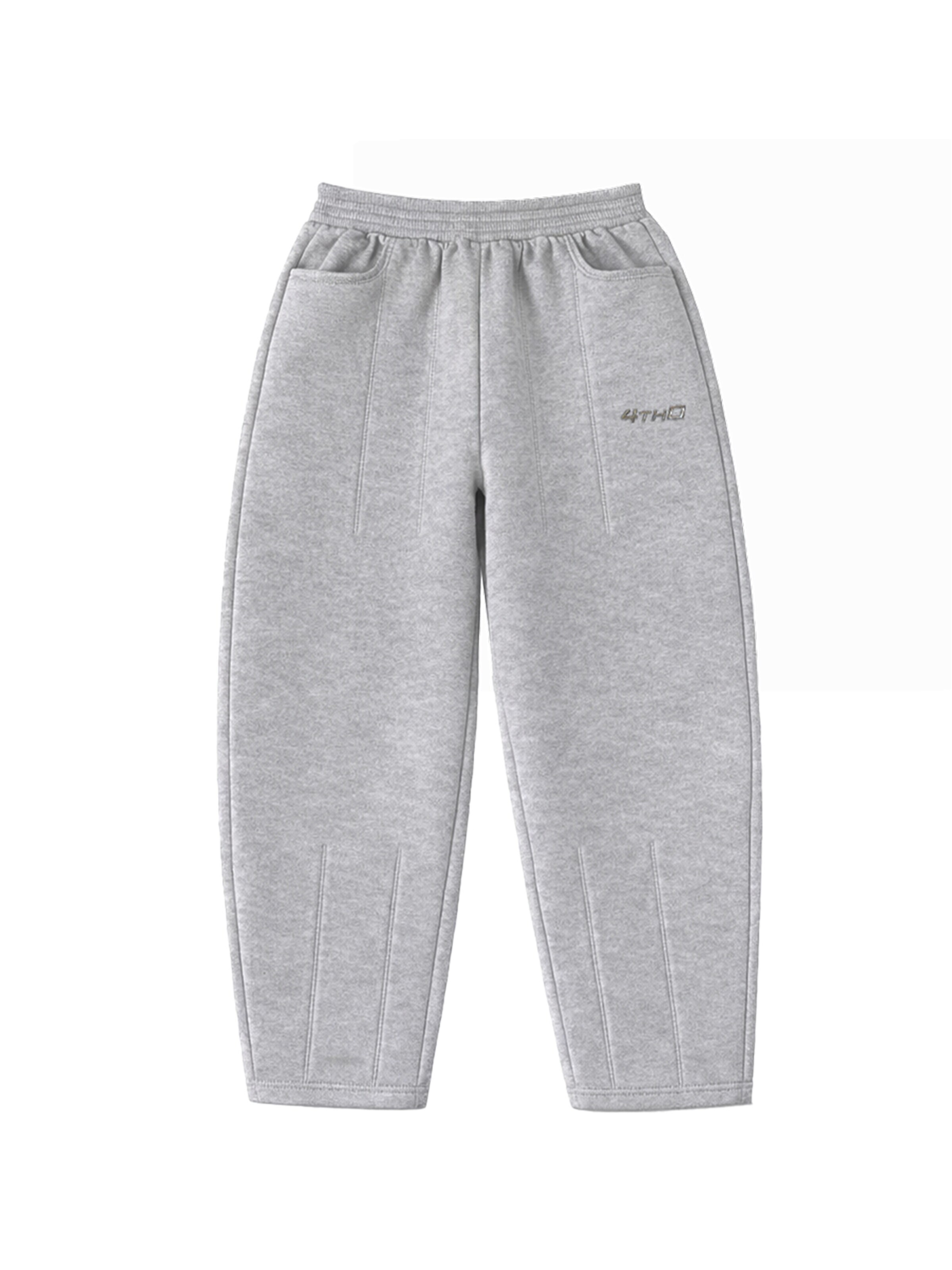 4thD Loosefit Urheiluhousut värissä harmaa: etupuoli