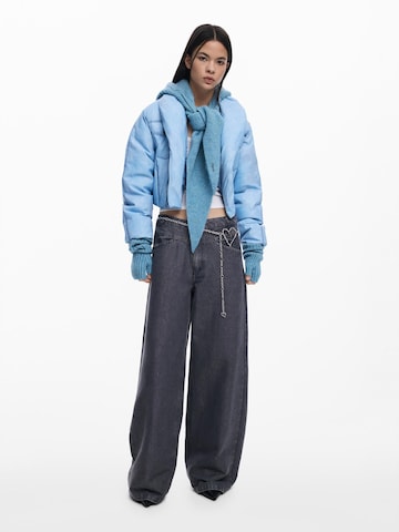 Desigual - Casaco meia-estação em azul