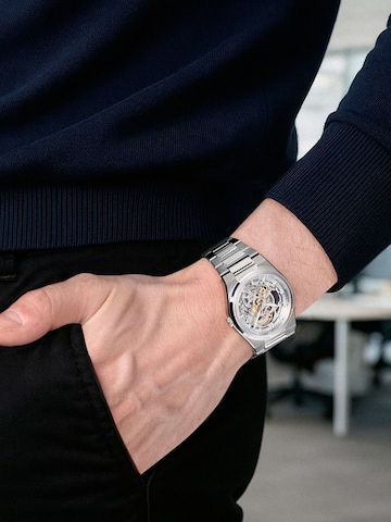 Montre à affichage analogique 'Automatic watch Automatico Swiss Made' FESTINA en argent