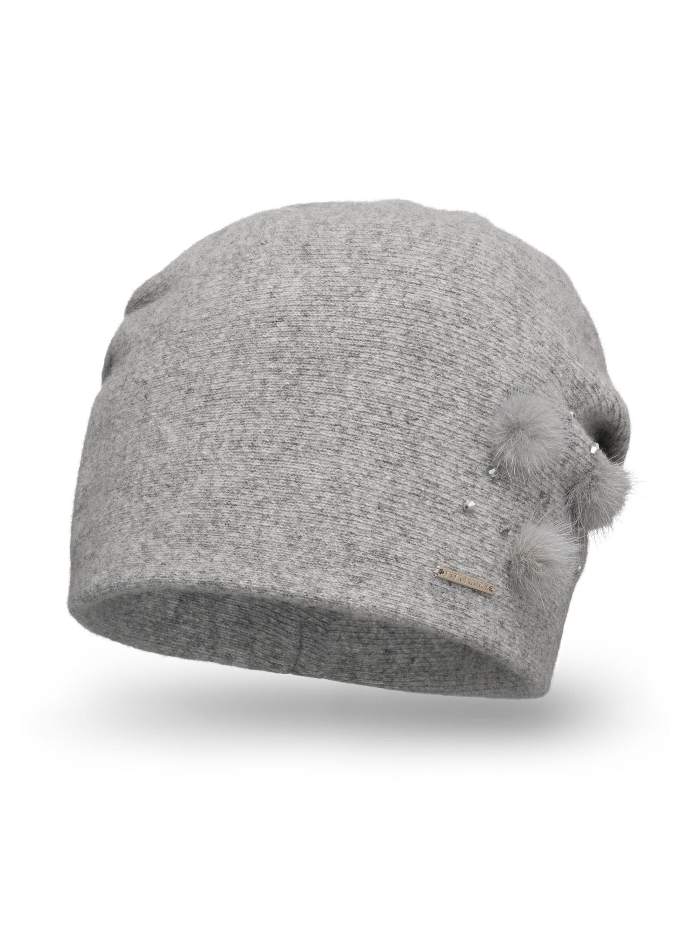 Vivisence Beanie '7091' in Grey: front