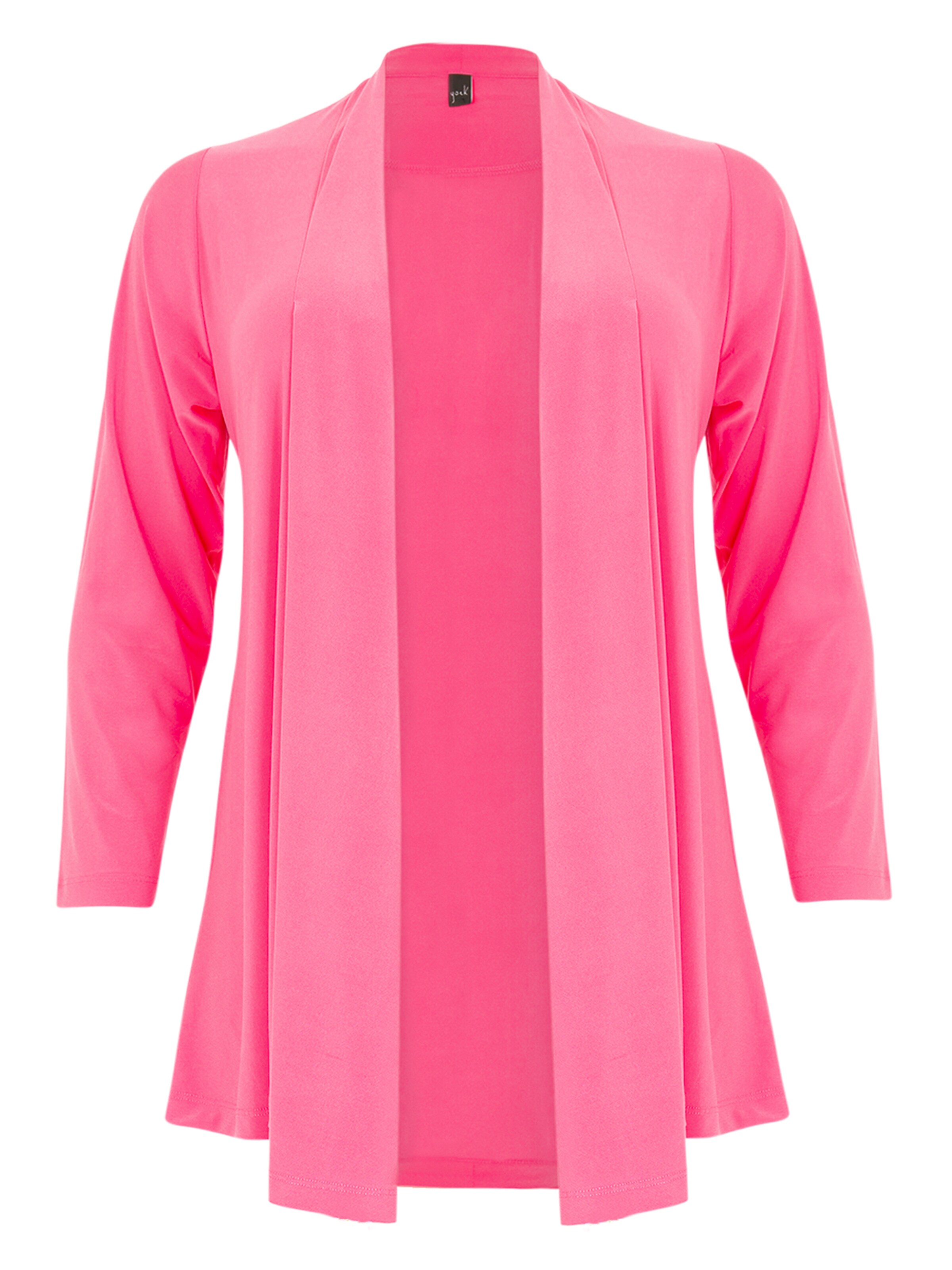 YOEK Knit cardigan in Pink: front