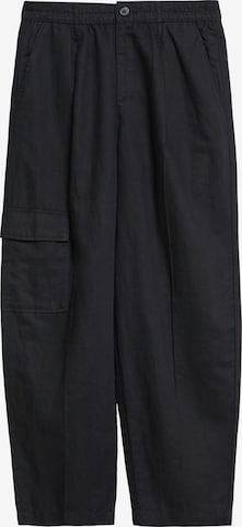 Regular Pantalon cargo s.Oliver en noir : devant