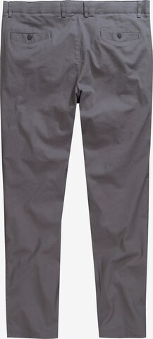 Men Plus Regular Chinohose in Grau