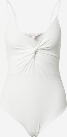 Miss Selfridge Petite Тениска боди 'CAMI' в бяло: отпред