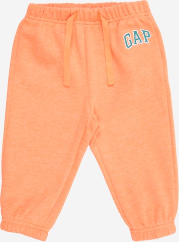 GAP Tapered Housut värissä oranssi: etupuoli