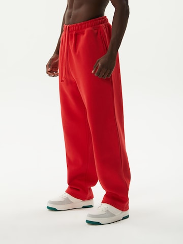 Ossy Homer Loosefit Sporthose 'Heavy Cotton 450 GSM N1Y013' in Rot