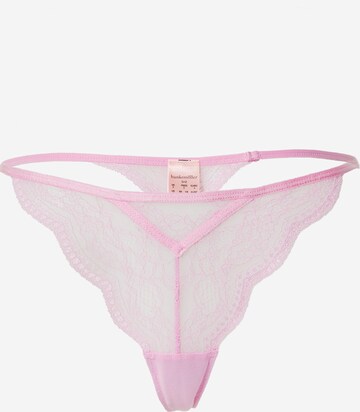 Hunkemöller Tanga 'Isabelle' – pink: přední strana