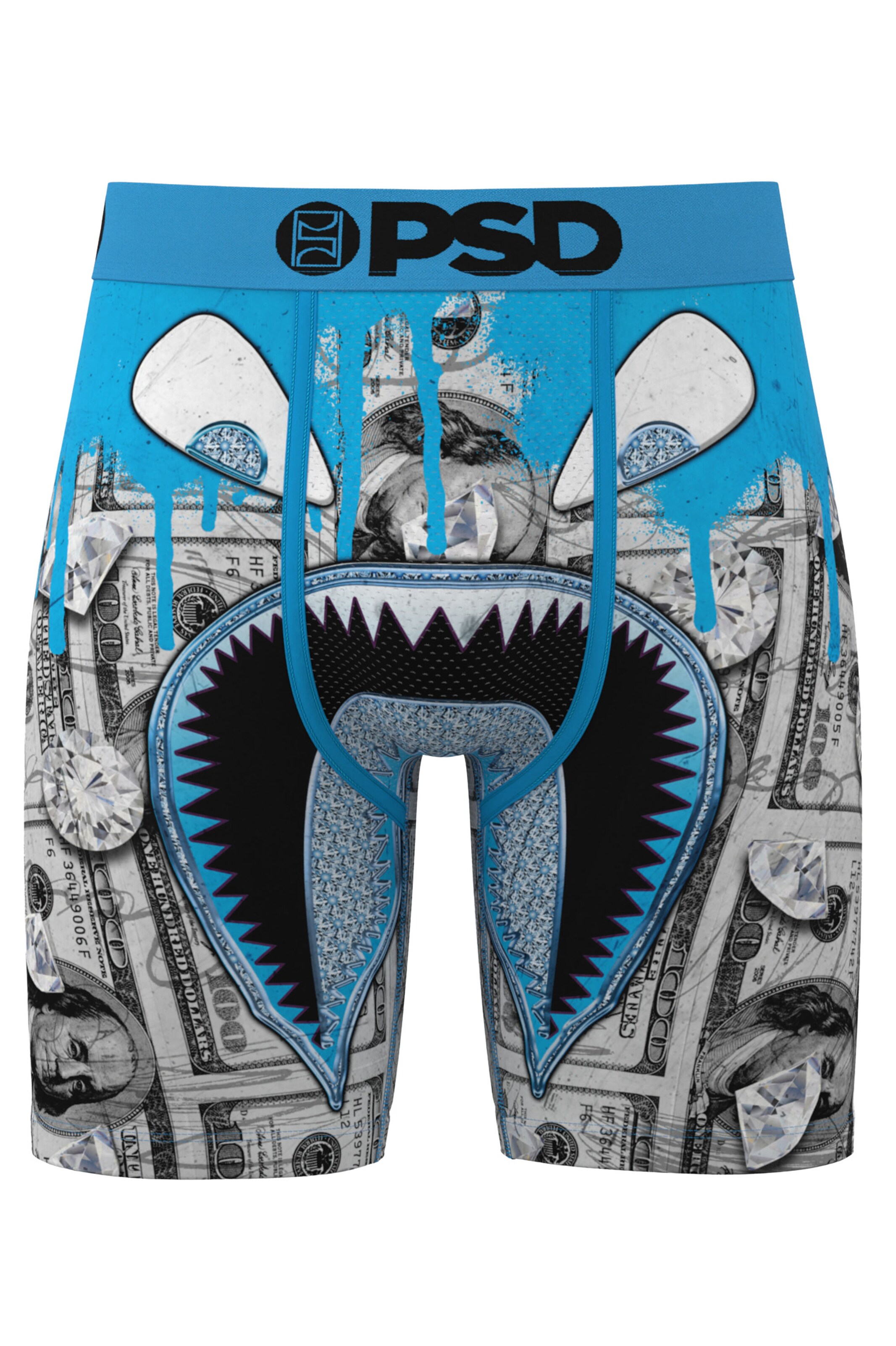 PSD Boxer shorts 'WF FROSTY' in Blue: front