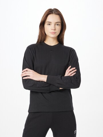 ADIDAS ORIGINALS Paita 'Long-Sleeve Top' värissä musta: edessä