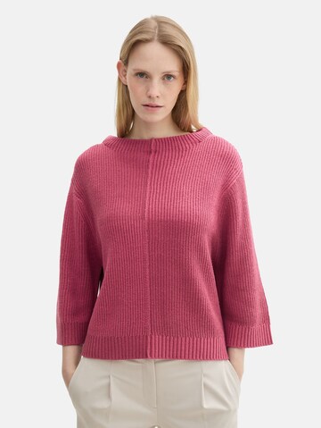 Pull-over TOM TAILOR en rose : devant