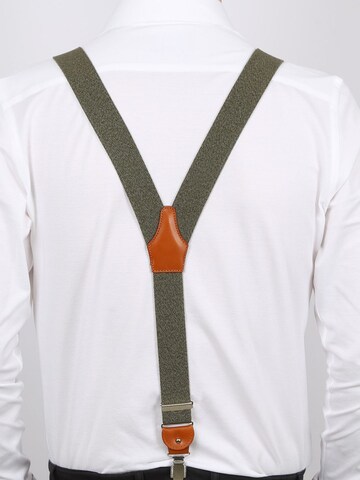 Profuomo Suspenders in Green