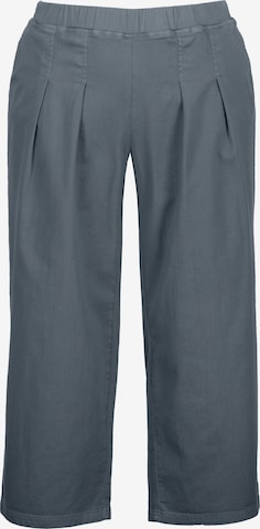 Ulla Popken Wide leg Pants in Grey: front