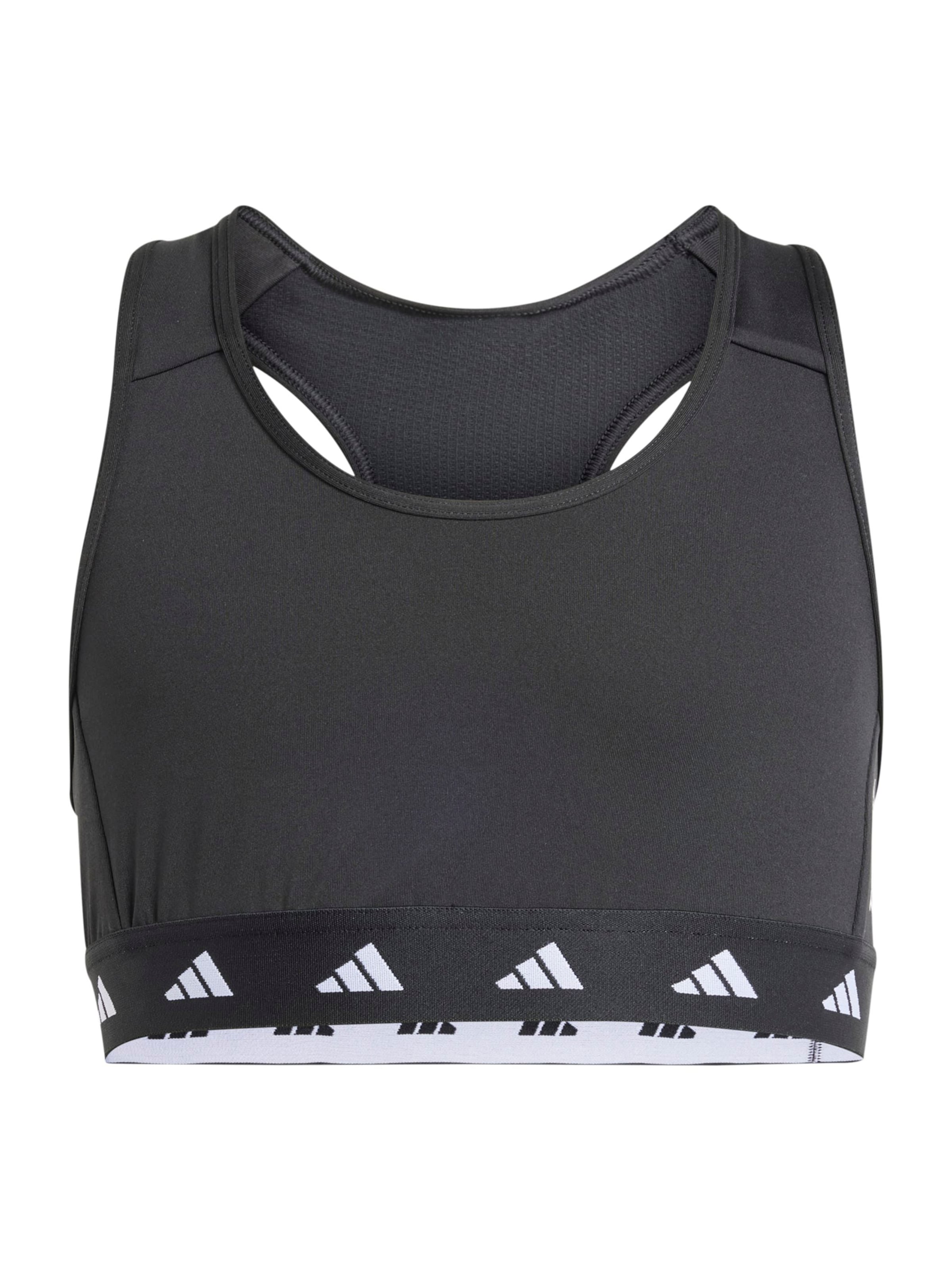 ADIDAS PERFORMANCE - Ropa interior deportiva 'Power React' en negro: frente