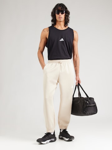 ADIDAS SPORTSWEAR Alt kitsenev Spordipüksid 'STADIUM', värv beež