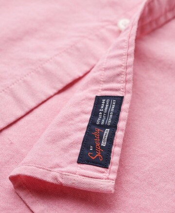 Superdry Regular fit Overhemd in Roze