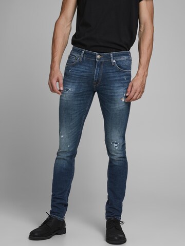 Skinny Jeans 'Liam' di JACK & JONES in blu: frontale