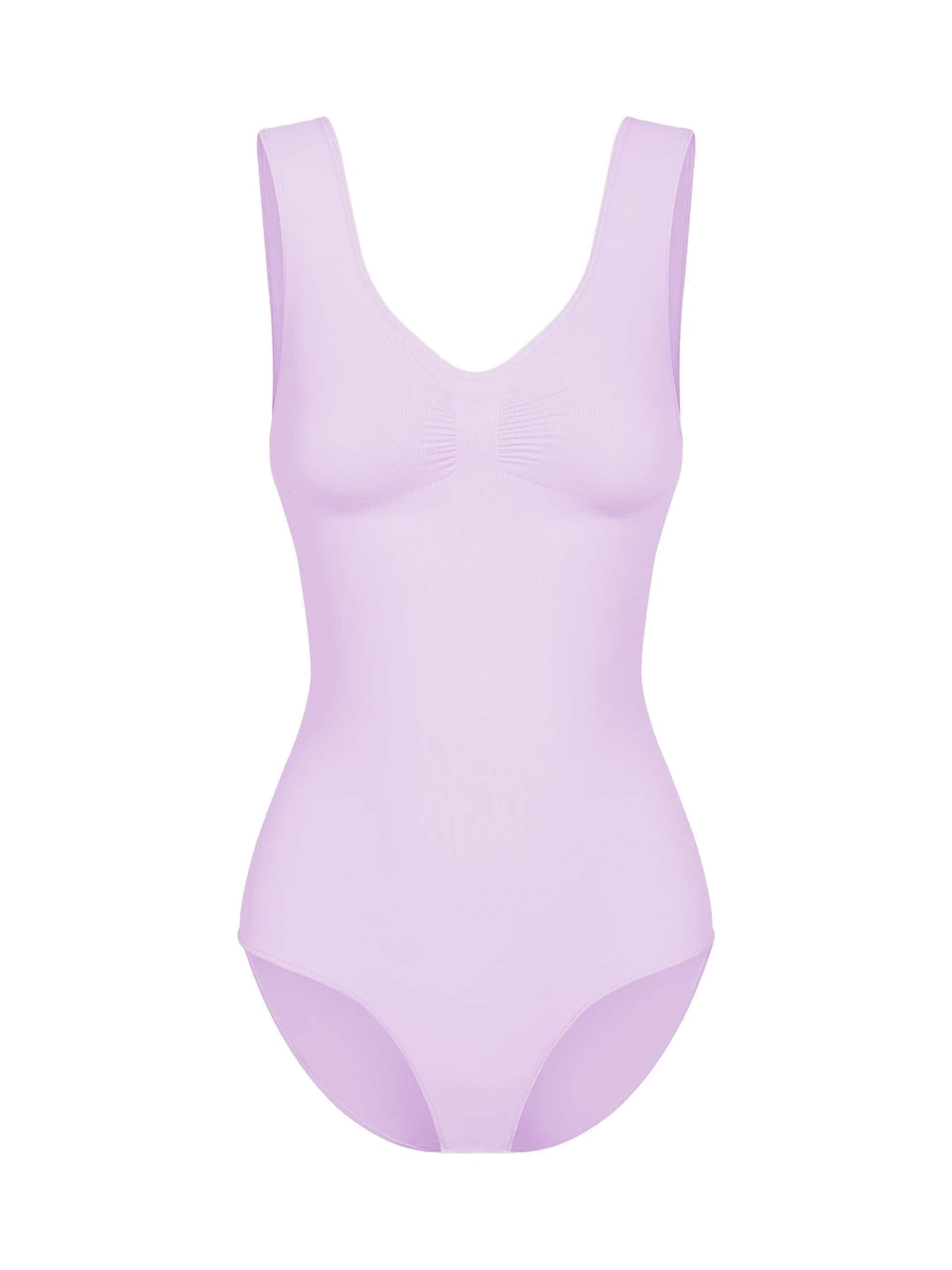 cfab Shapingbody 'Tank Bodysuit Sculpting Shapewear mit Slip' in Lila: voorkant