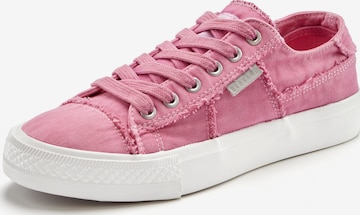 Baskets basses Elbsand en rose : devant
