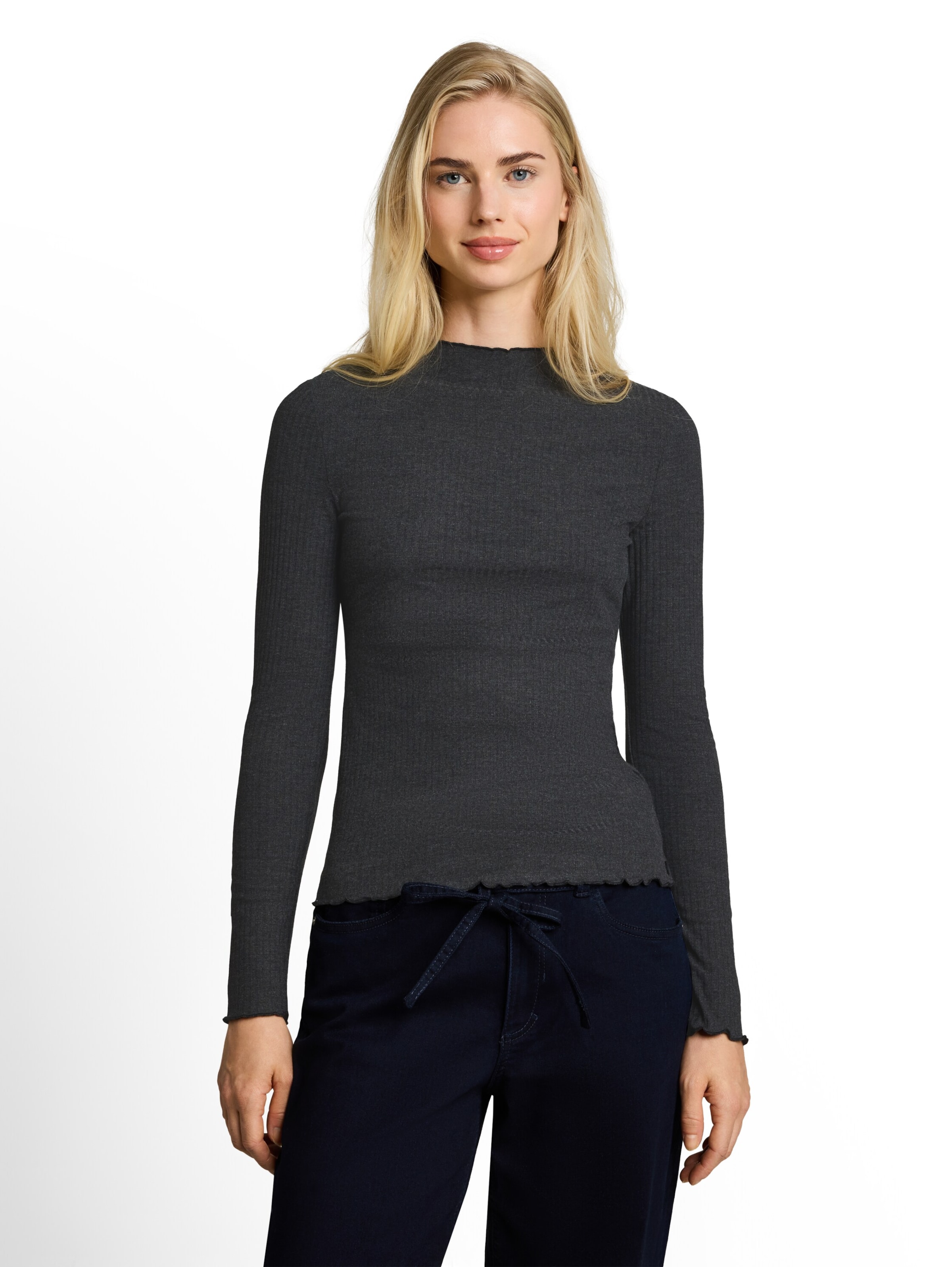TOM TAILOR DENIM - Camiseta en gris: frente