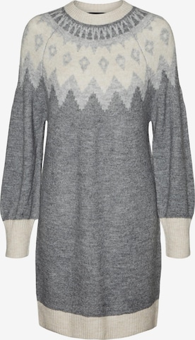 VERO MODA Knitted dress 'Simone' in Grey: front