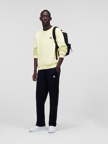 Karl Lagerfeld Sweatshirt 'Ikonik' in Yellow