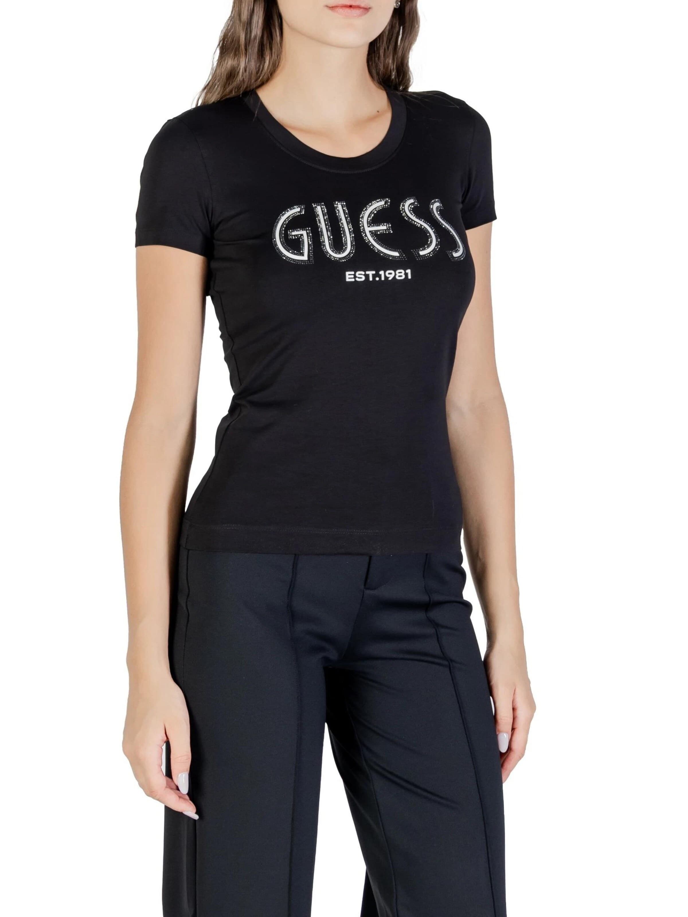 GUESS Top‌‌‌‌ in Schwarz