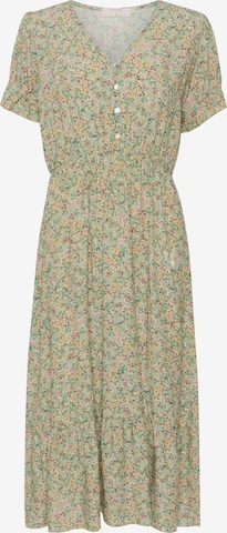 Cream Summer Dress 'Lina' in Green: front