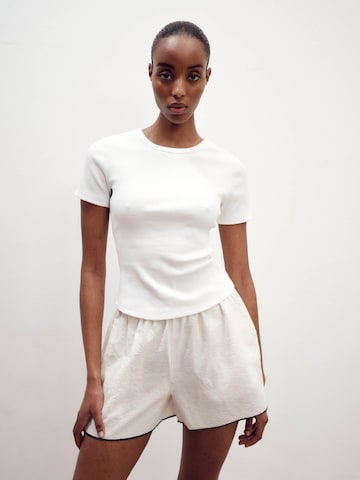 ABOUT YOU x Marie von Behrens Shirt 'Jill' in White: front