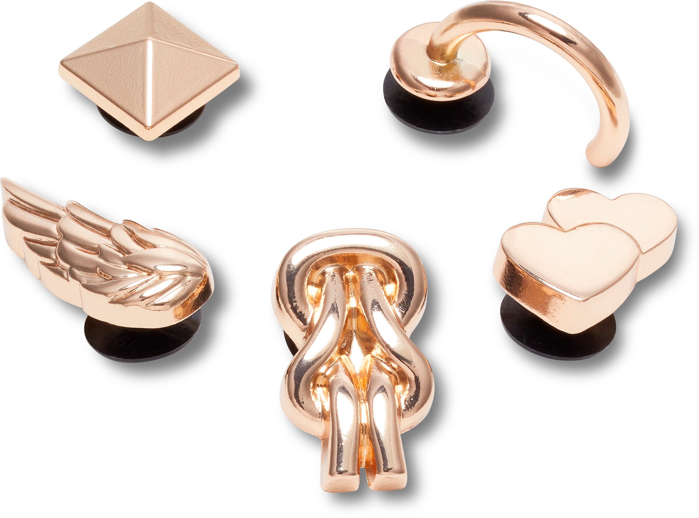 Crocs Schuhanstecker in Gold: Vorderseite