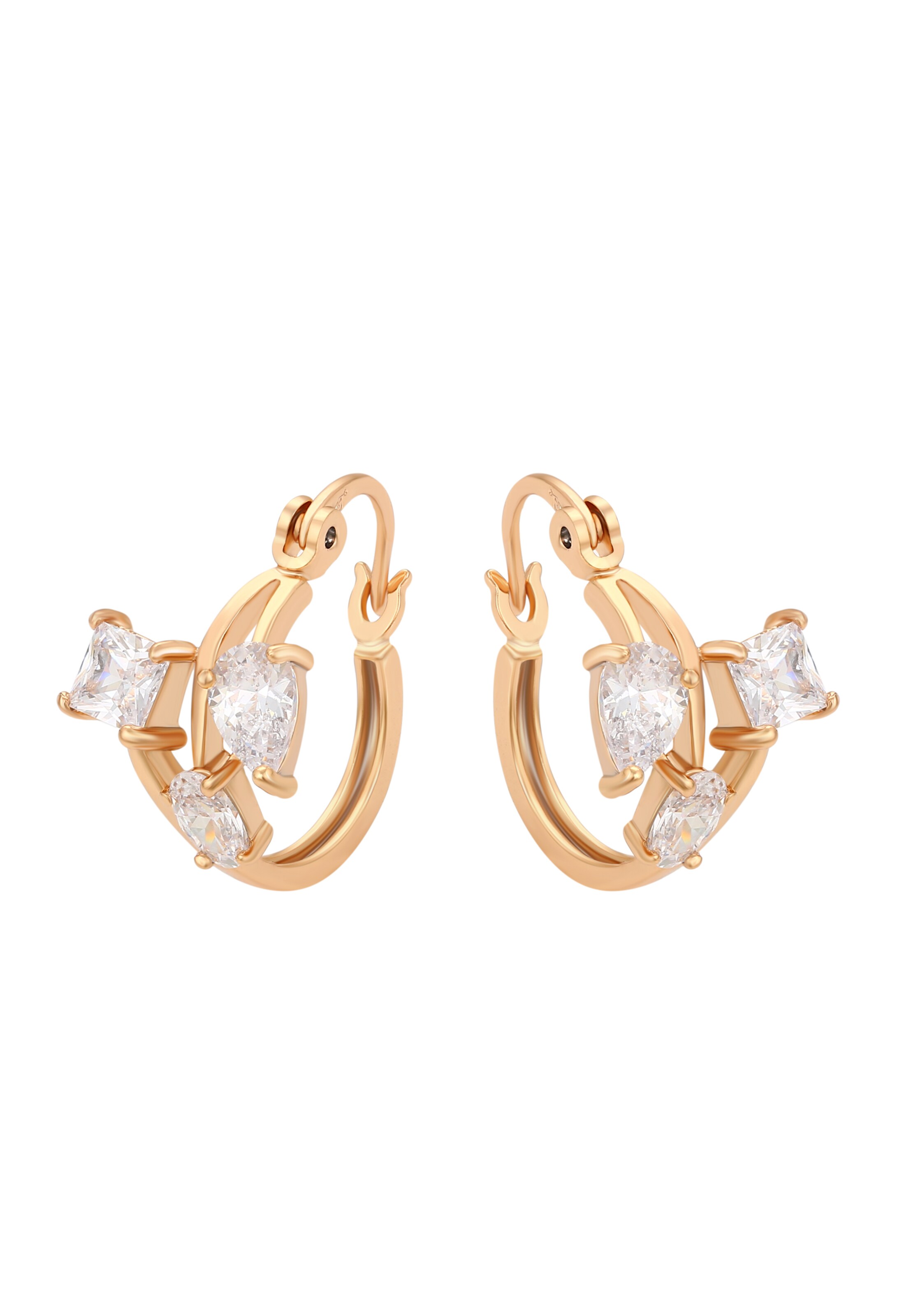 faina - Pendientes en oro: frente