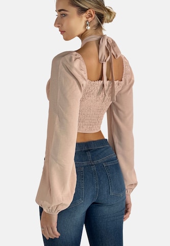 Elara Blouse in Pink