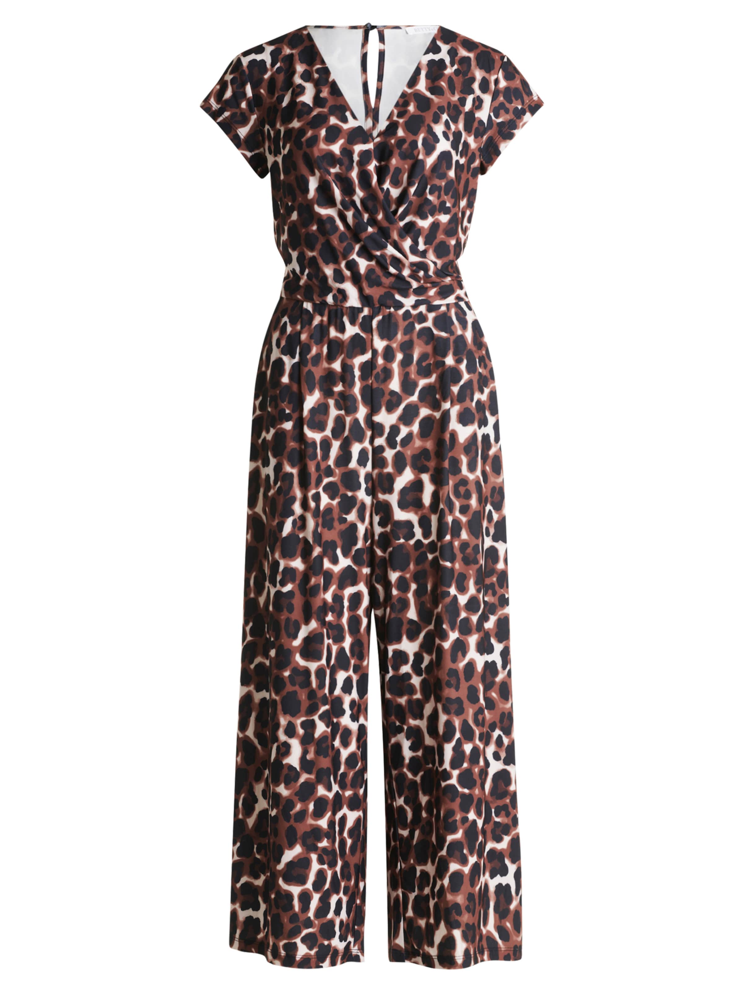 Betty & Co Jumpsuit in Bruin: voorkant