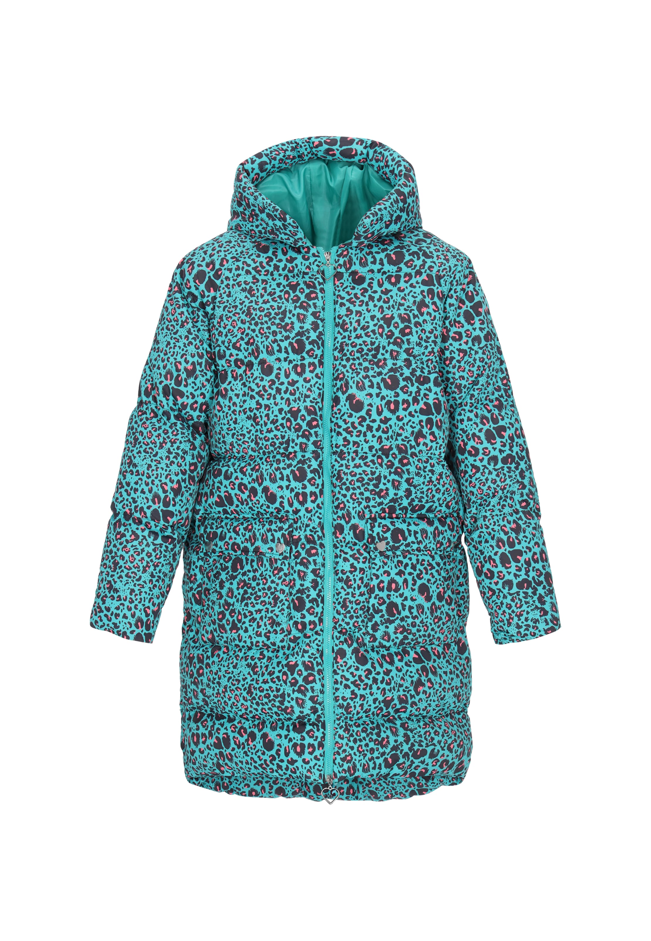 MYMO Välikausitakki värissä turkoosi / vaaleanpunainen / musta, Tuotenäkymä