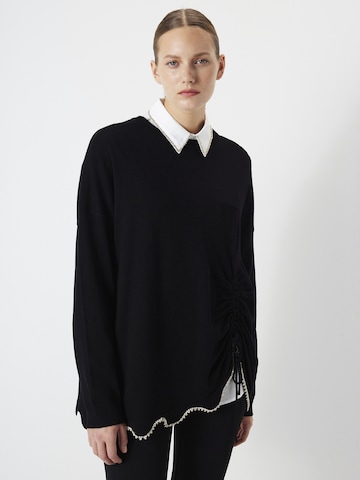 Pull-over Ipekyol en noir : devant