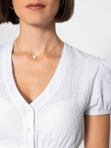 SASSYCLASSY Blouse in White