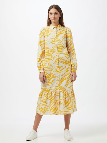 Robe-chemise 'Cecilie' Aligne en jaune