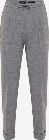 Antioch Regular Pleat-front trousers in Grey: front