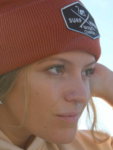 Surf Monkey Mütze in Rot