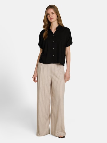 TOM TAILOR DENIM Bluse in Schwarz